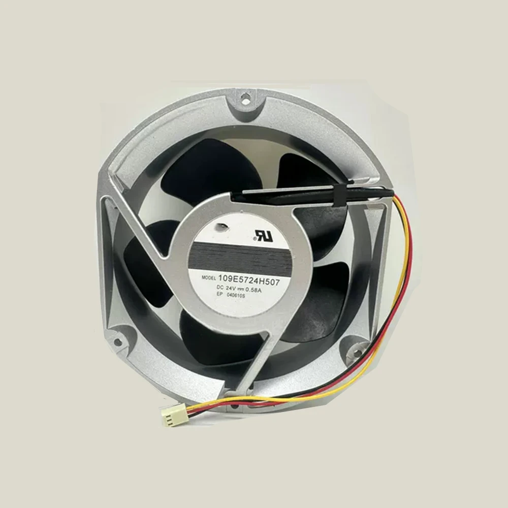 New Cooling Fan 109E5724H507 DC 24V 0.58A 17251 172x150x51mm 3-Wire