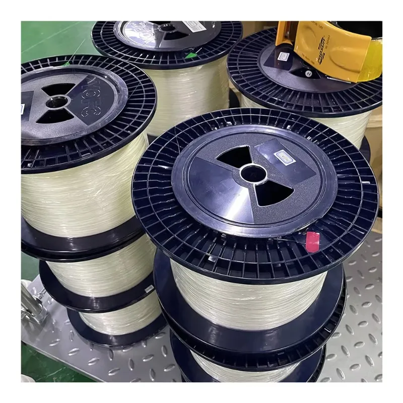 Wirenet 10km Dro-nes Bare Optical Fiber 0.4mm Tight-buffered SM Single Mode invisible Fibre Bare Optical Fiber for Communication