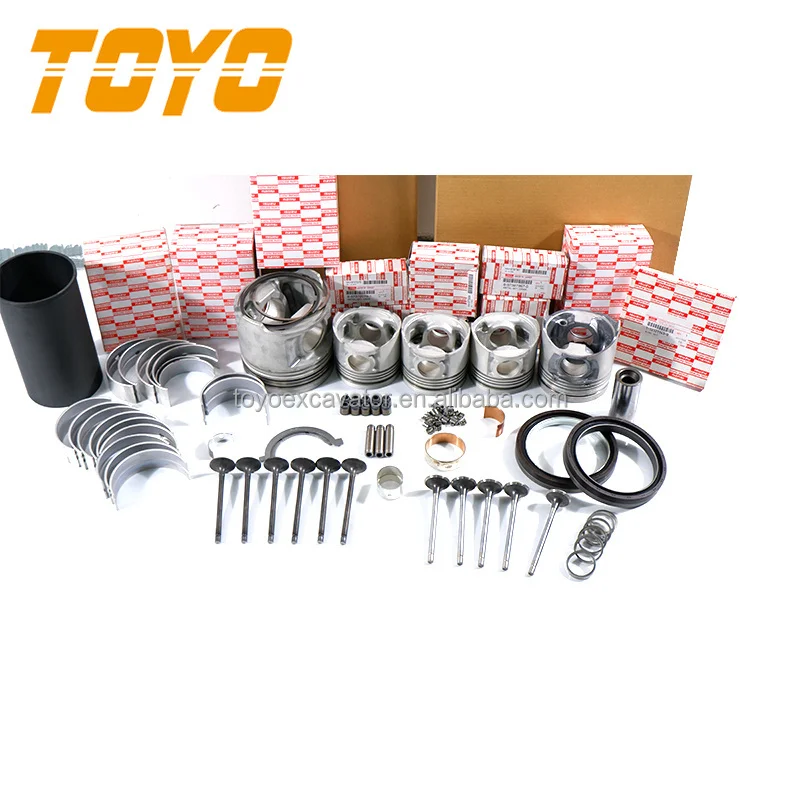 Engine spare parts 4JJ1 4JH1 4HL1 4HF1 4JA1 4JB1 4JG1 4JG2 4HG1 6BD1 6HH1 engine liner kit for ISUZU parts