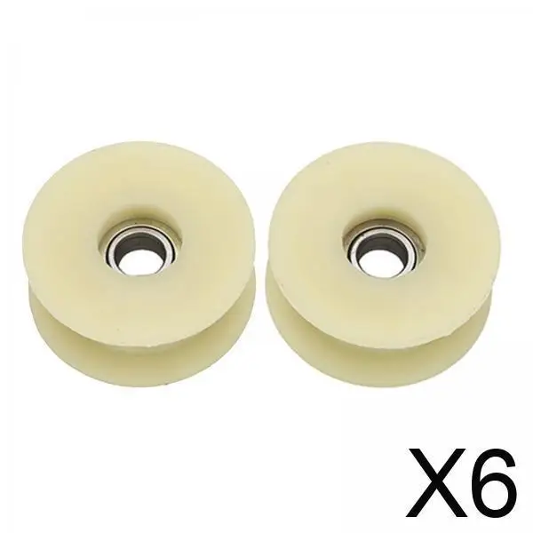 

Bicycle Chain Tensioner Roller 9mm Bearing Hole White Nylon Metal Axle Upgrade for Two Stroke Engine Kits