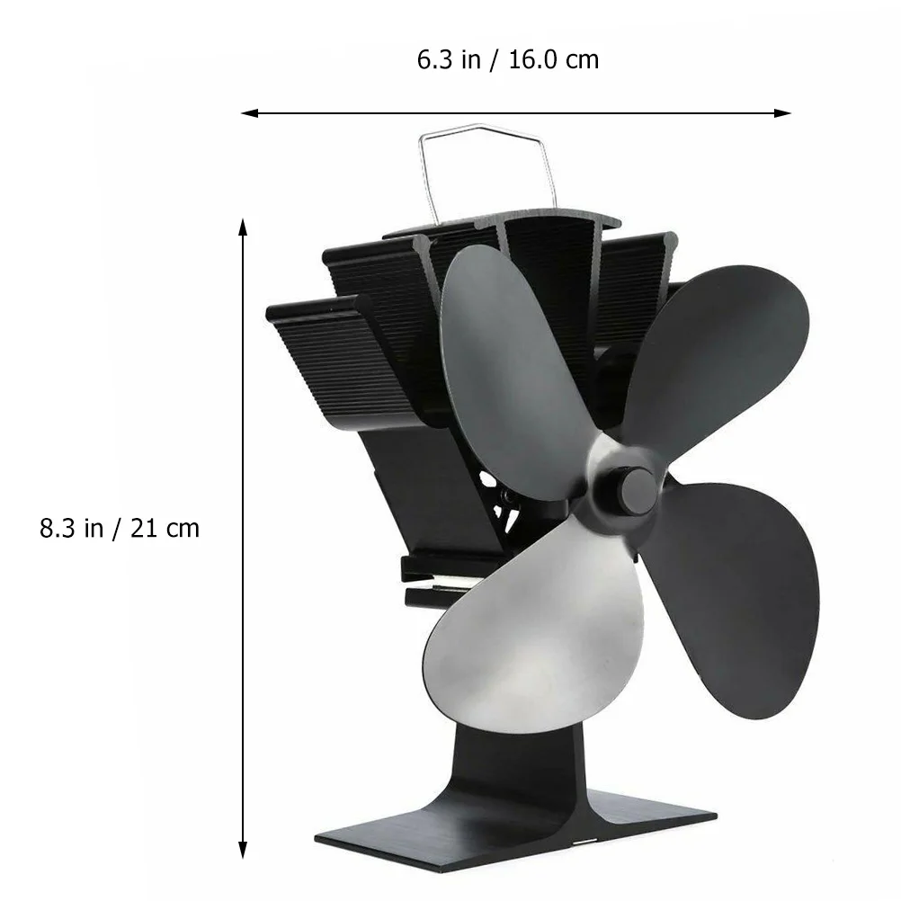 

Eco-Friendly Thermal Power Fireplace Fan Heat Powered Stove Fan Silent Warm Air Circulator Home Stove nace Accessory