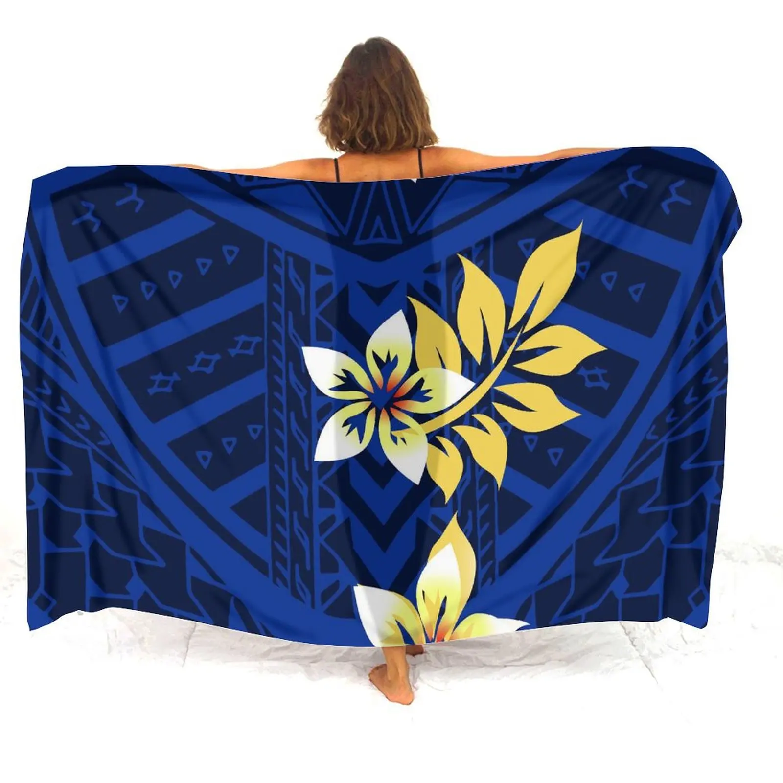 

Women'S Beach Clothing Swimsuit Woman Sarong Soft Women Beach Sarong Swimsuit Jacket Sarong Floral Custom Polynesian Sarong