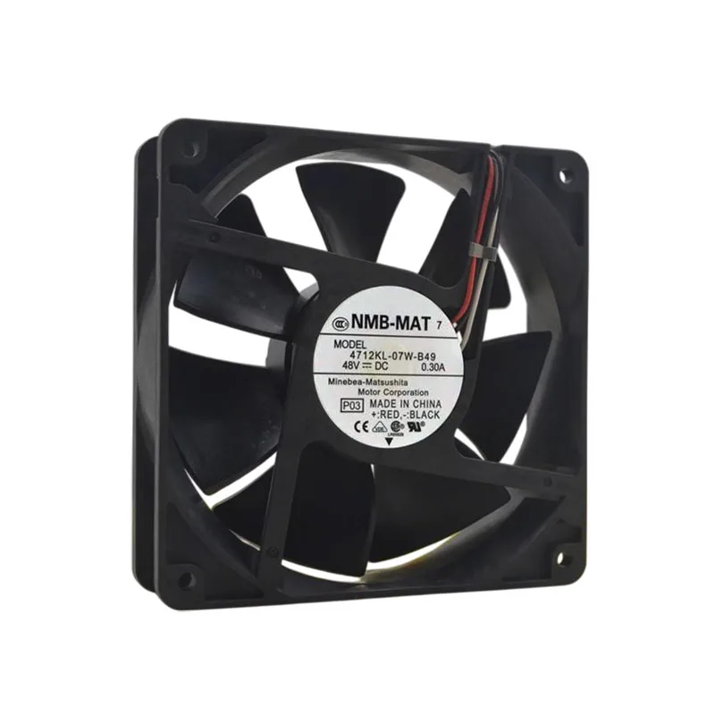 

NEW ORIGINAL 4712KL-07W-B49 DC 48V 0.3A 12032 120*120*32mm 12cm COOLING FAN