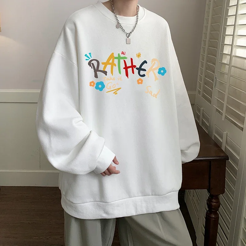 Men's Oversized Hoodie Autumn Fashion Letter Print Off White Hoodies Oversize for Men 5XL Unisex Casual Wear Male Sweatshirt