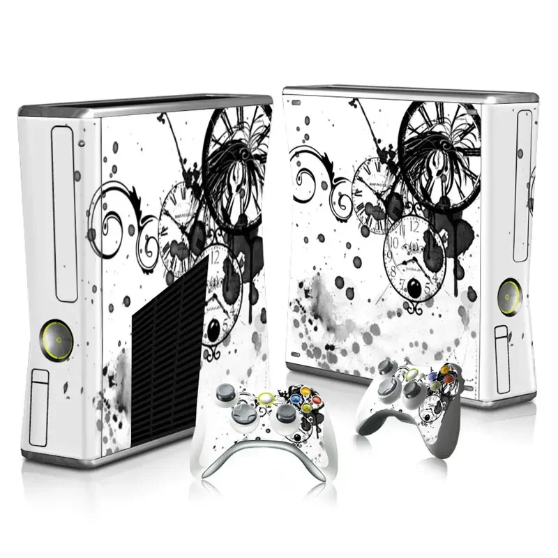 21 дизайн, скины с цветами, верхняя кожа, виниловые скины для Xbox 360, тонкие наклейки, контроллер и защитные скины для консоли