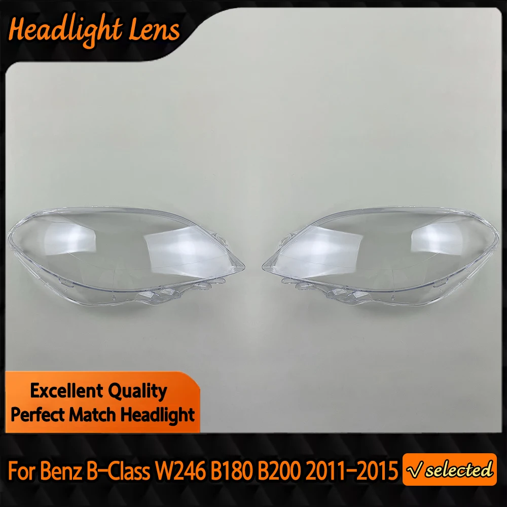 

Car Front Headlight Lens Cover Auto Case Headlamp Lampshade For Benz B-Class W246 B180 B200 2011 2012 2013 2014 2015