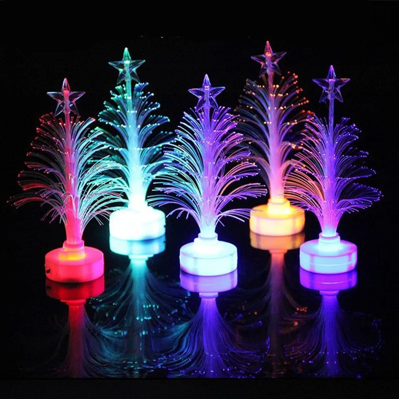 Hot Merry LED Color Changing Mini Christmas Xmas Tree Home Table Party Decor Charm Perfect Present Christmas Tree Decoration