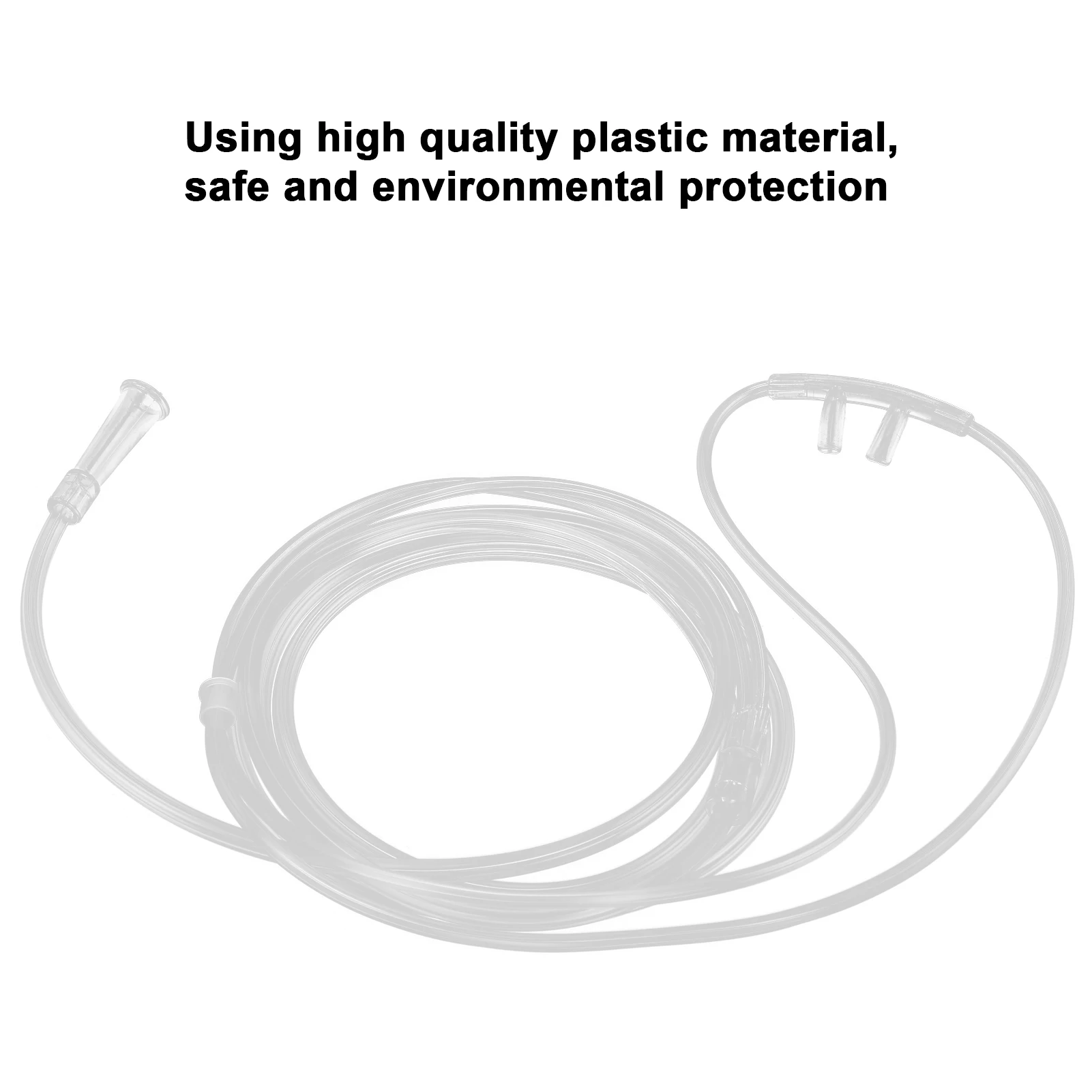 2m/3m/5m Plastic Oxygen Tube Disposable Nasal Cannula Oxygen Tube Independent Packing Medical Care Machine Breathing Cannula