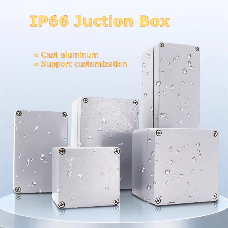 

300x210x100mm One Piece IP66 Casting Aluminium Terminal Box Electric Intrument Juction Box Long Service Life Electronic Case