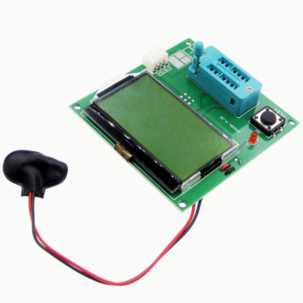 Digital LCD GM328A Transistor Tester Capacitância LCR ESR Medidor MOS/PNP/NPN V2PO