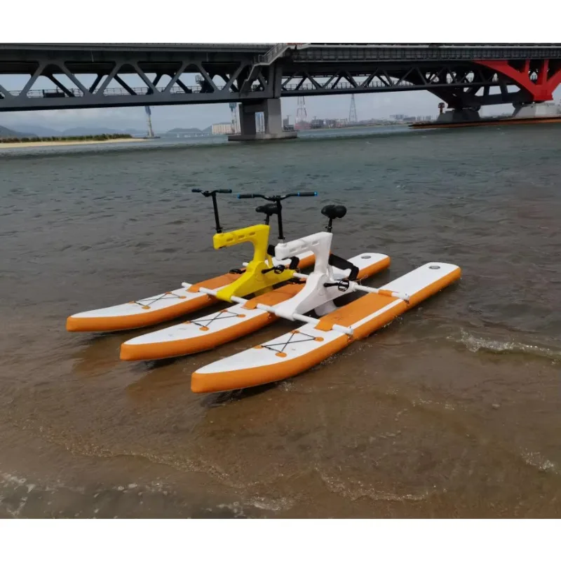 New Arrival Inflatable Floating Water Bike Pedal Boats