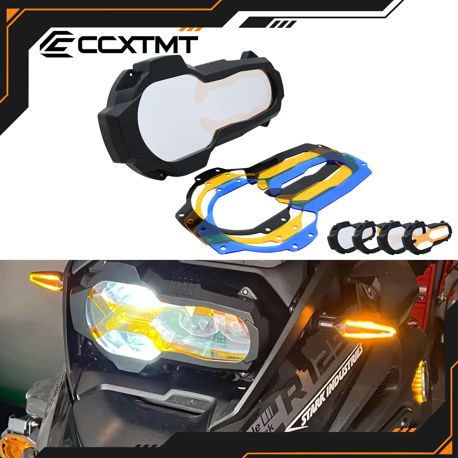 For BWM R1200GS LC & Adventure 2014-2020 Motorcycle Headlight Guard Protector Lens Cover For BMW R1250GS & Adventure 2018-2024