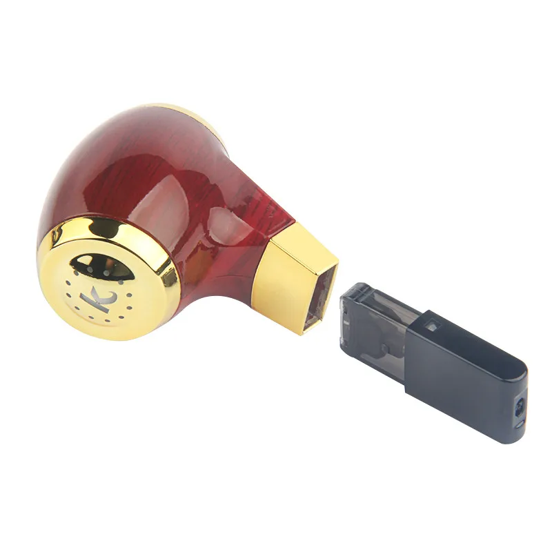 E-Pipe أفضل تعديل السجائر الإلكترونية الخشبية بخار E-cig Vape Pre heat Vaporizer VV بطارية أنابيب التسخين المسبق تصميم خشبي وصول جديد