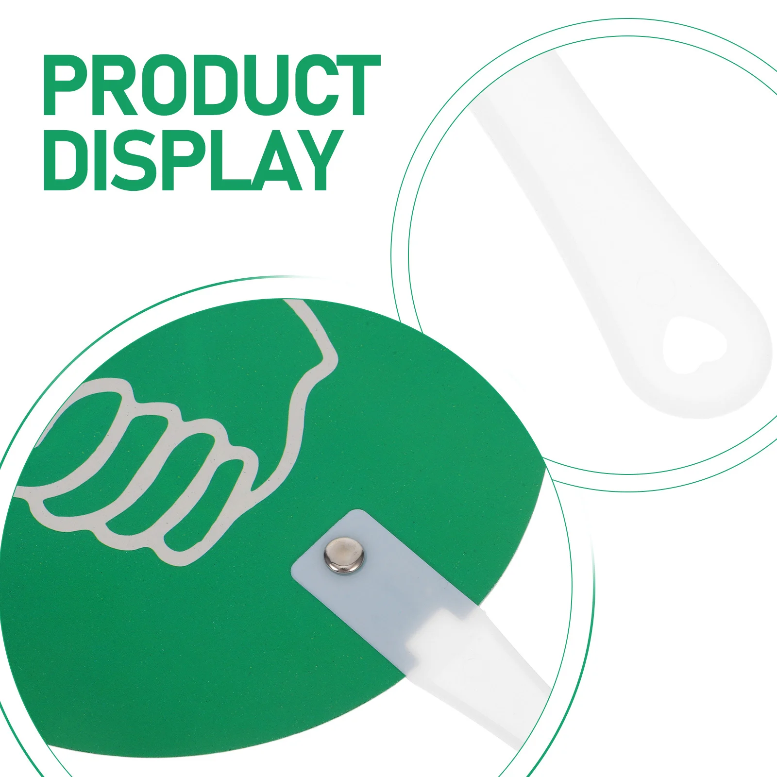 5Pcs Plastic Thumbs Paddles Hand Held Signs on Stick for Game Judging Board Classroom Voting System Teacher Gadgets Educational