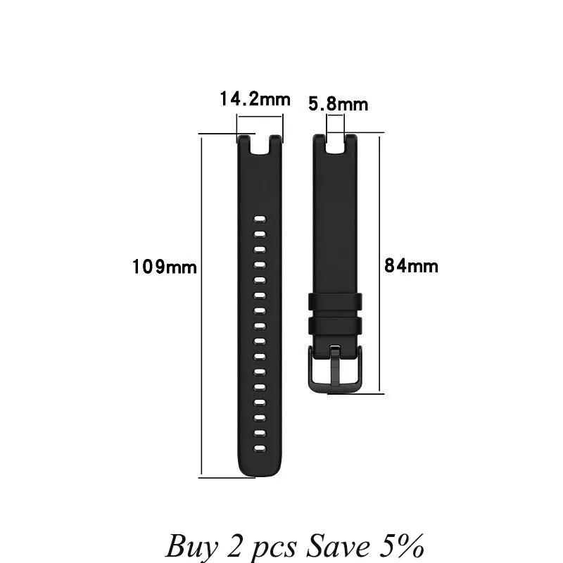 For Garmin lily Watchband Smart Watch Replacement Soft Silicone Sport Band Straps For Garmin lily Bracelet Accessories Correa