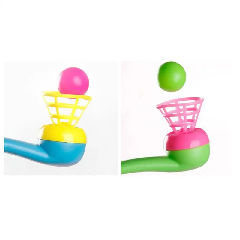 Floating Blow Pipe Balls Blow Pipe Ball Toy Blowing Games Goodie Bag Stuffers Board Games for Adults Kids Boys Girls Children
