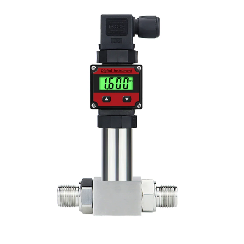 

10Mpa 4Mpa LCD Water Gas Oil Differential Pressure Sensor DC24V 4-20mA High Accuracy 0.2%FS Differential Pressure Transmitter