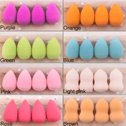 10Pcs Mini Makeup Sponge Water Drop Shape Makeup Soft Foundation puff Concealer Flawless Mixed cosmetic makeup sponge