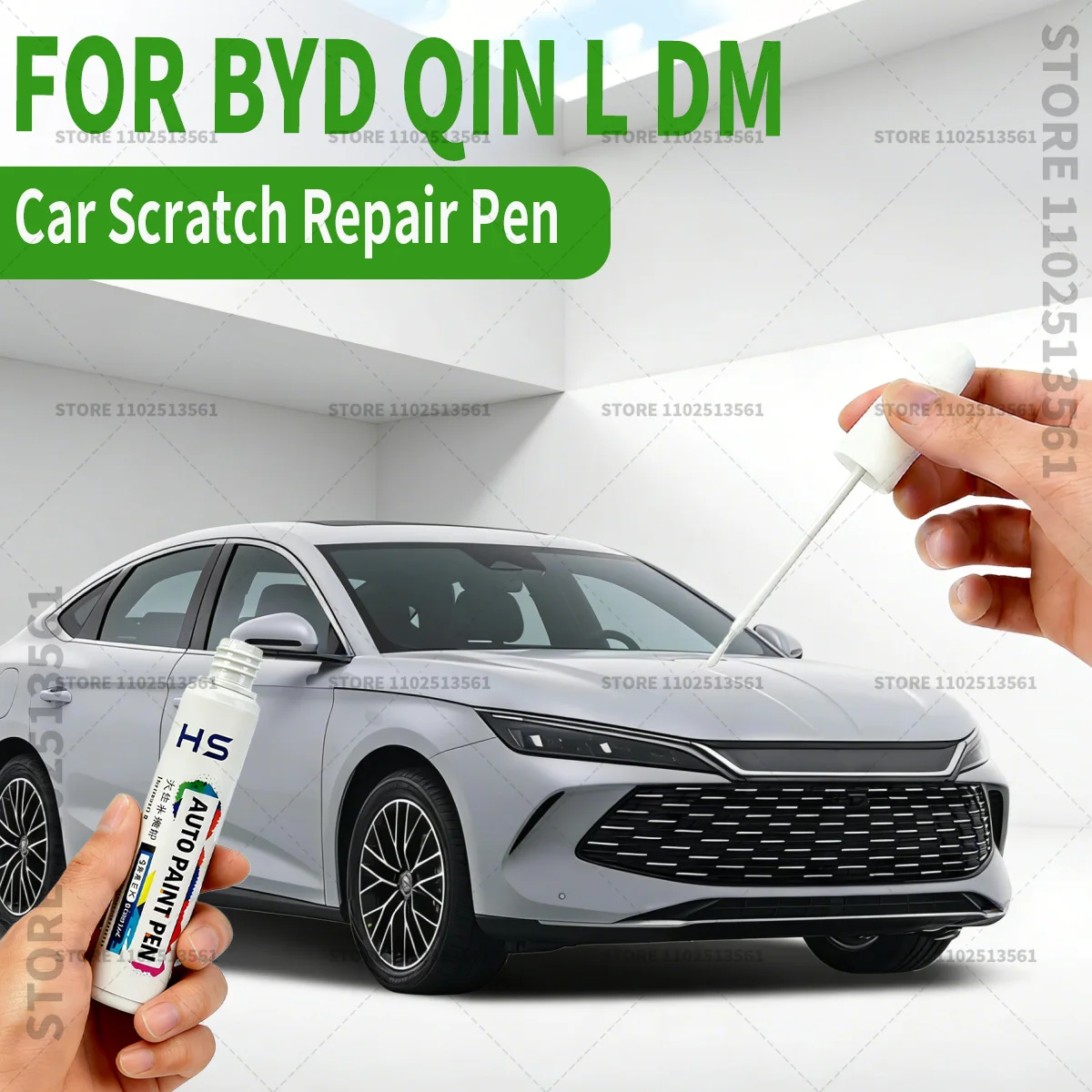 

Карандаш для ремонта автомобильной краски, средство для удаления царапин, аксессуары для авто DIY, цвета: серый Tea Crystal, фиолетовый Kiln Purple, белый, WAZ Cyan для BYD Qin L DM