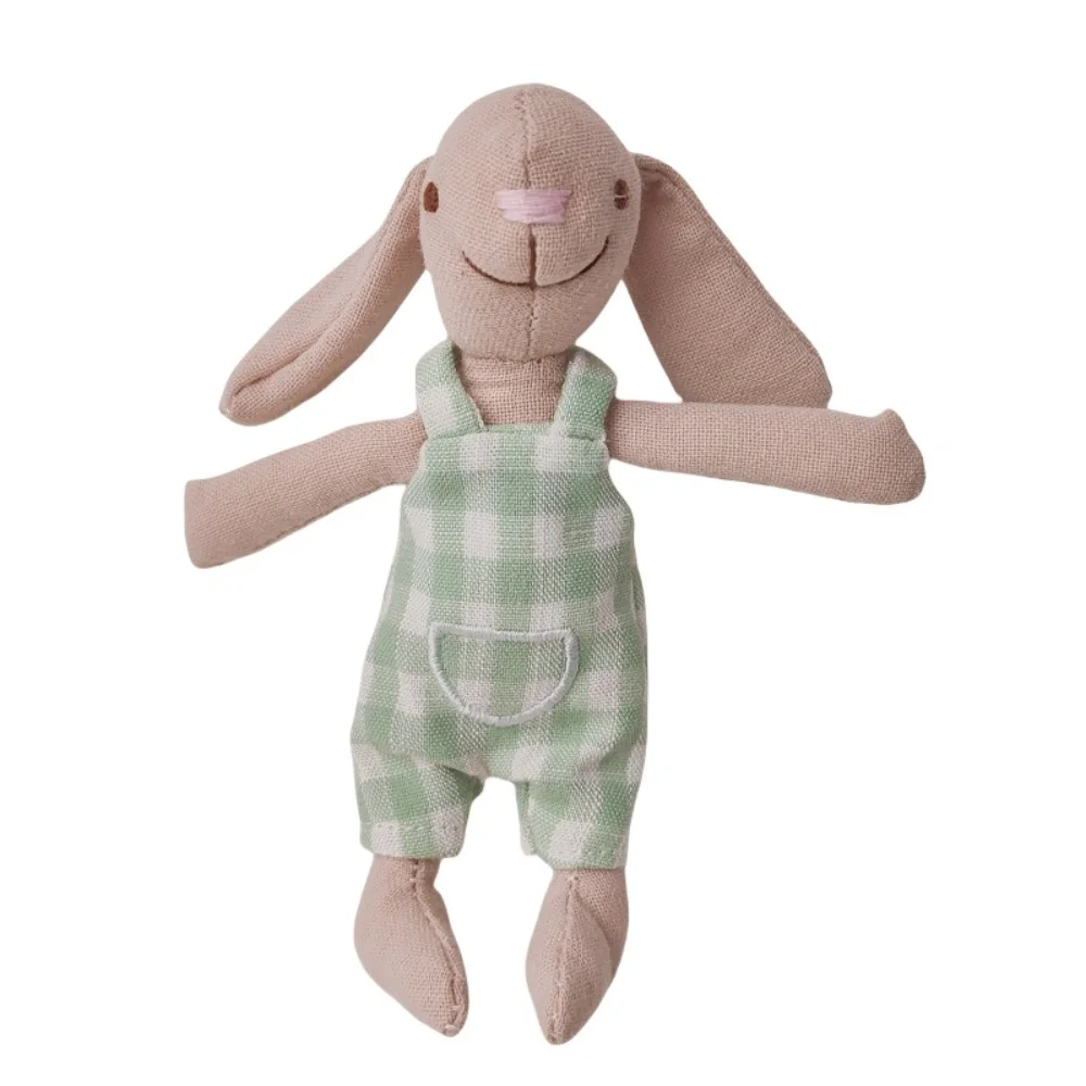 

Kids Toy Rabbit Waldorf Doll Native Kawaii Cartoon Plush Stuffed Doll Knitting Dress Stuffed Handmade Doll Toy Children's Gift