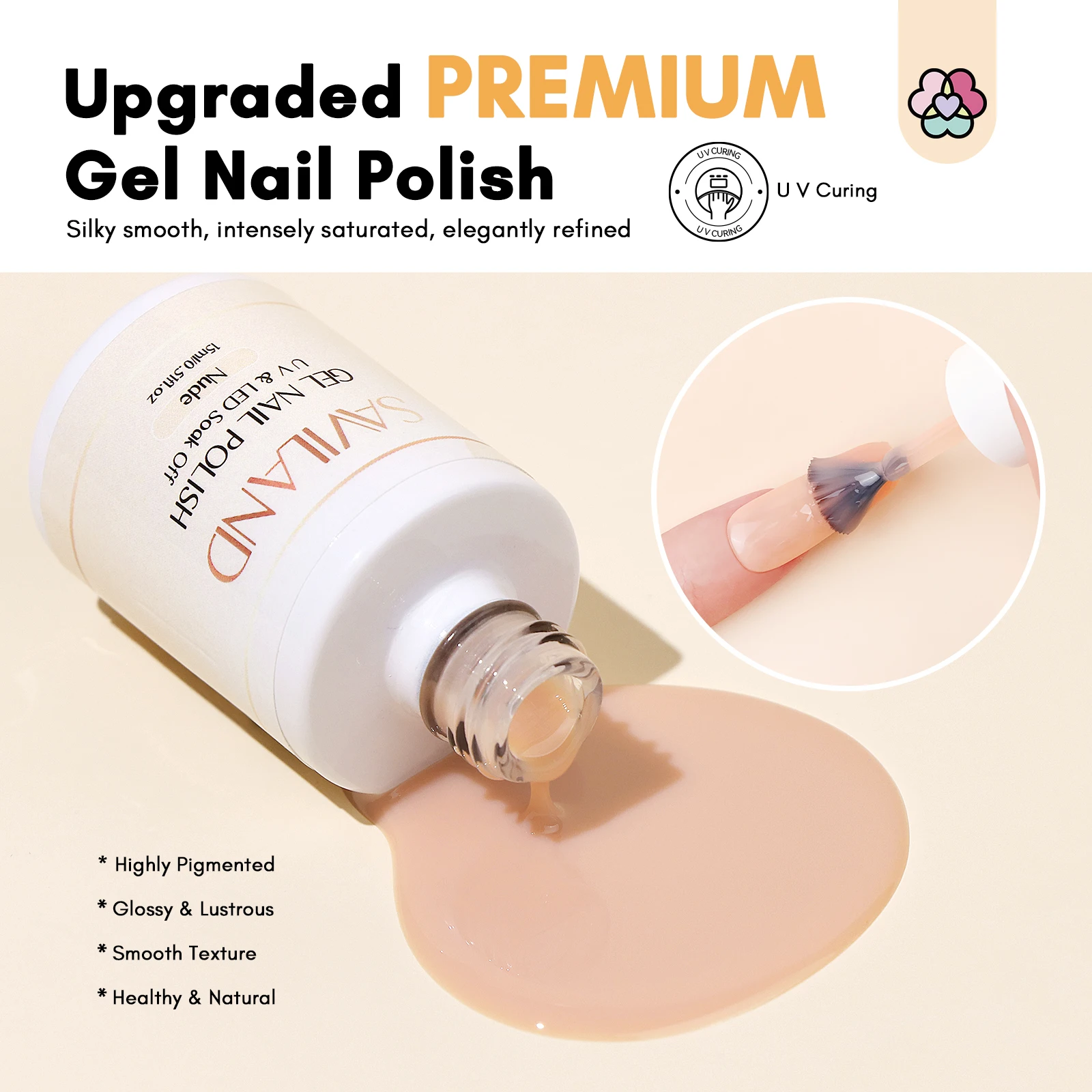 SAVILAND 4 w 1 Nude Acrylic Powder Set 30g Dipping Acrylic Powder 15ml Żel do paznokci i lakier do paznokci do domu Nail Art DIY Salon