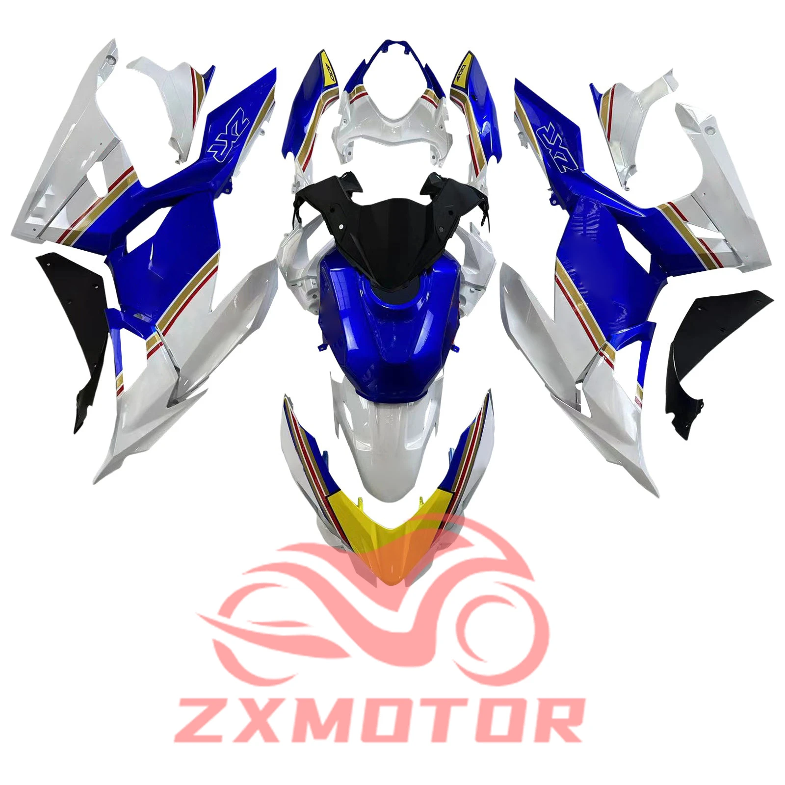 

For Kawasaki EX400R 2018 2019 2020 2021 2022 2023 Fairing Kit Body Parts NINJA 400 18-21 22 23 Cowling Motorcycle Fairings New