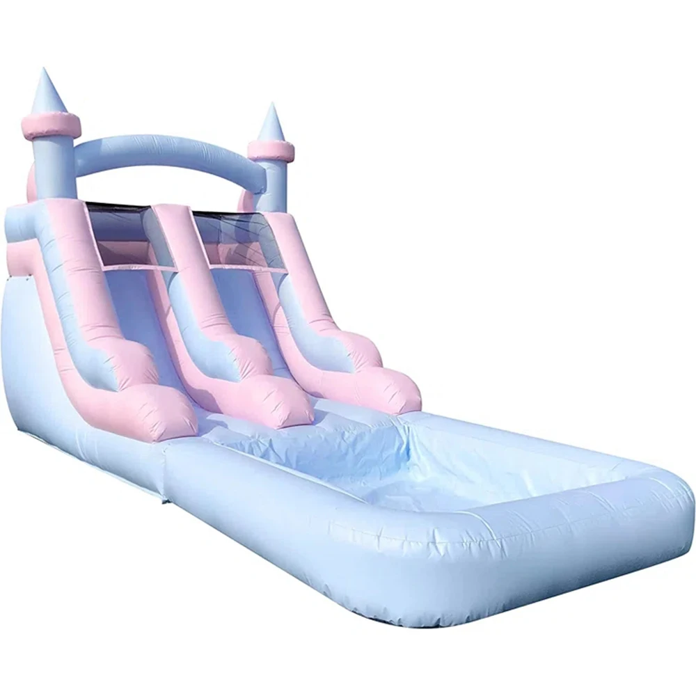 wholesale Commercial pvc 20ft Inflatable White Bounce House with slide and Ball Pit water Slide White Bounce Castle Air Bouncer