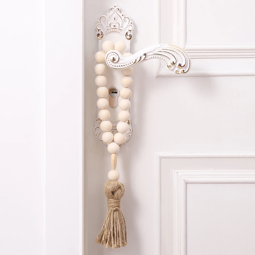 

3 шт., кольца для салфеток, деревянные украшения из бисера, подвеска с кисточками, домашний свадебный душ, настенный кухонный бар, защита от падения