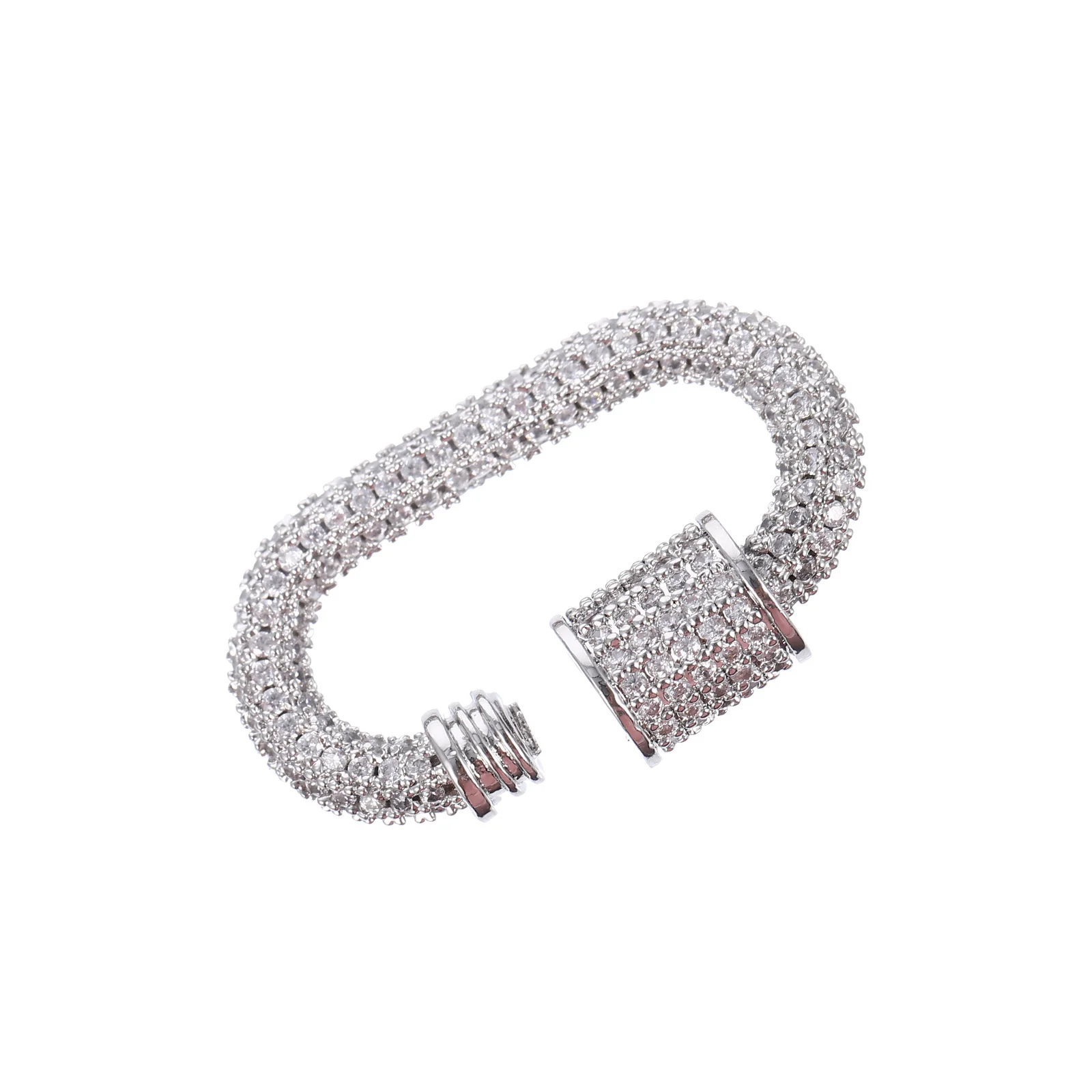 

Necklace Clasp Pearl Key Ring Bracelet Jewelry Connector Multi Functional Durable DIY Buckle Premium Material Compact Size