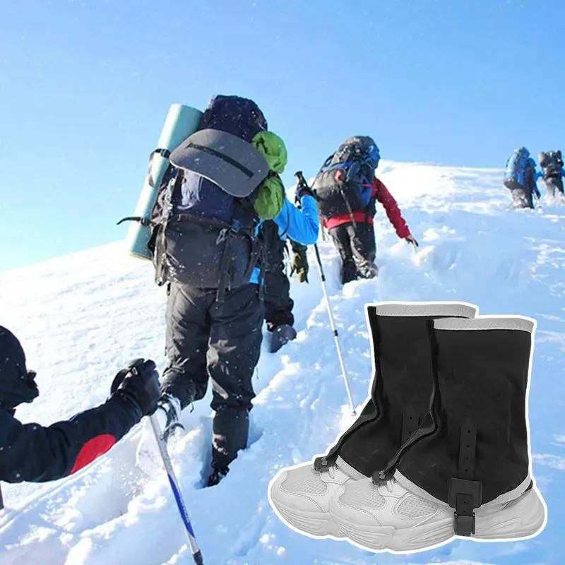 Waterproof Snow Leg Gaiters Hiking Boot Legging Shoes Warmer Snake Shoe Cover Tourist For Outdoor Camping Trekking Climbing