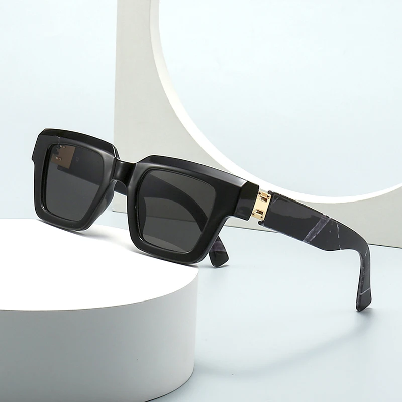 Retro Square Sunglasses Women 2024 Trendy Sunglasses Men Vintage Sunglasses For Men Luxe Lentes De Sol Mujer Zonnebril Lunette image 2