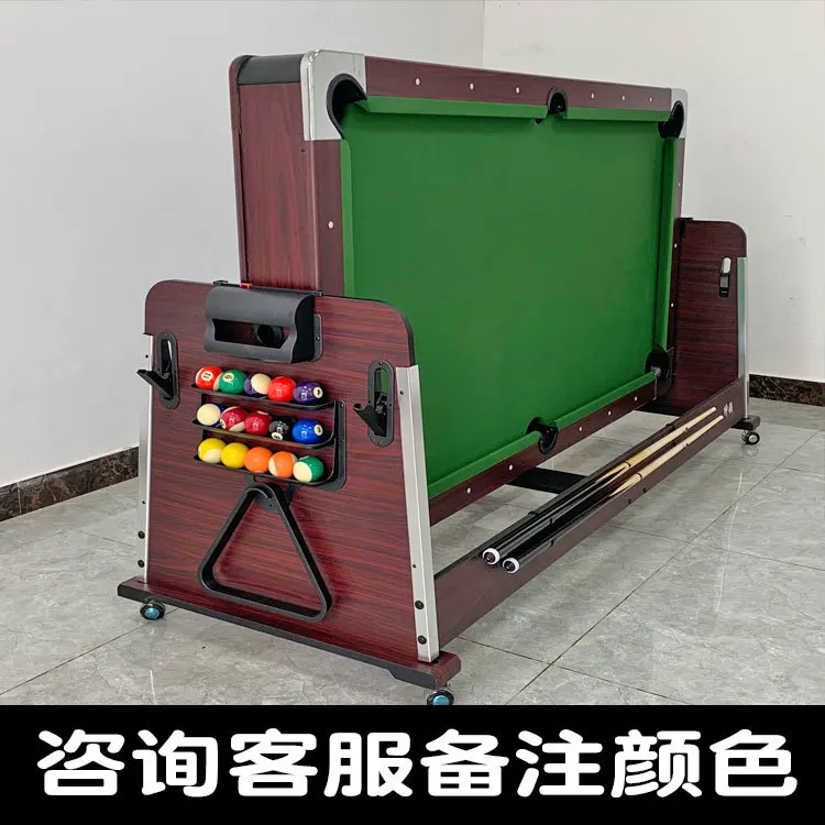 Pool Table Multifunctional 4-in-1 Flippable Folding Household Indoor Ice Hockey Table Ping Pong Table Conference desk Multi