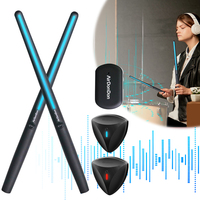 Portable Air Drum Set Air Drum Adapter Realistic Effect Virtual Drum Sticks Electronic Drum Set Musical Instrument Accessories