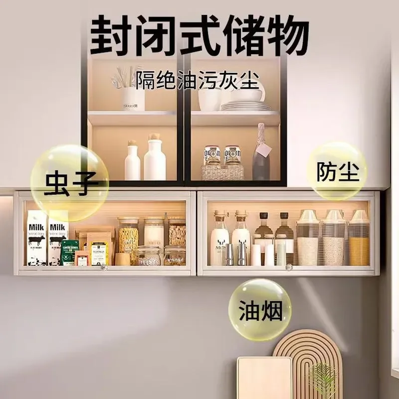 Under Shelf Storage Rack Kitchen Cabinet Organizer Hanging Spice Holder Wall Mount Seasoning Stand No Drilling Required Space