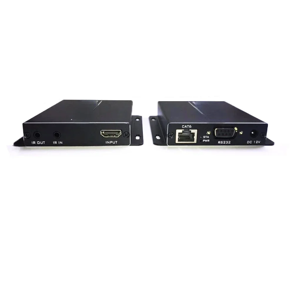 Hot sales Extender 120m Over single Cat5e/6/7 Cable 4k2k Support HDCP And 20-60Khz  IR commands