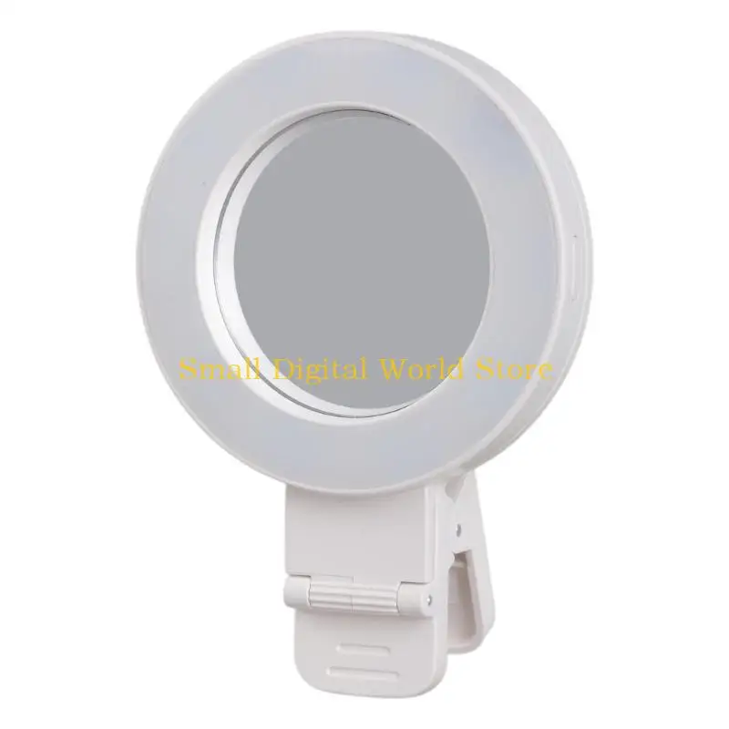77UB Lampu Cincin Selfie LED Kecil Lampu Cincin LED Portabel Kecerahan Dapat Disesuaikan Cocok untuk Meningkatkan Fotografi