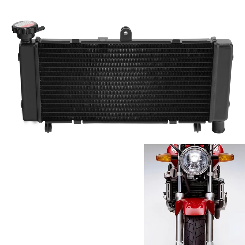 Motorcycle Aluminum Radiator Cool Cooler System For Honda CB600F HORNET 600 1998-2006 1999 2000 2001 2002 2003 2004 2005