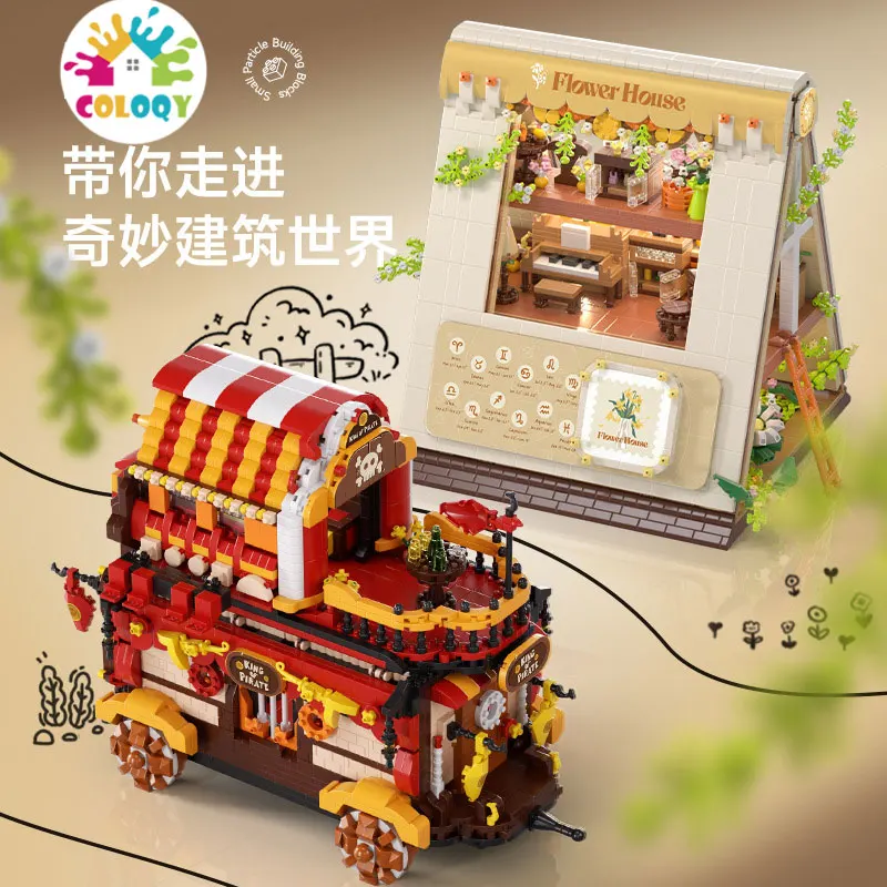 COLOKY 2025, neue wunderbare Architektur, Taverne, Montage, Street View, Kinderbausteine, Spielzeug, Ornament, Geschenke