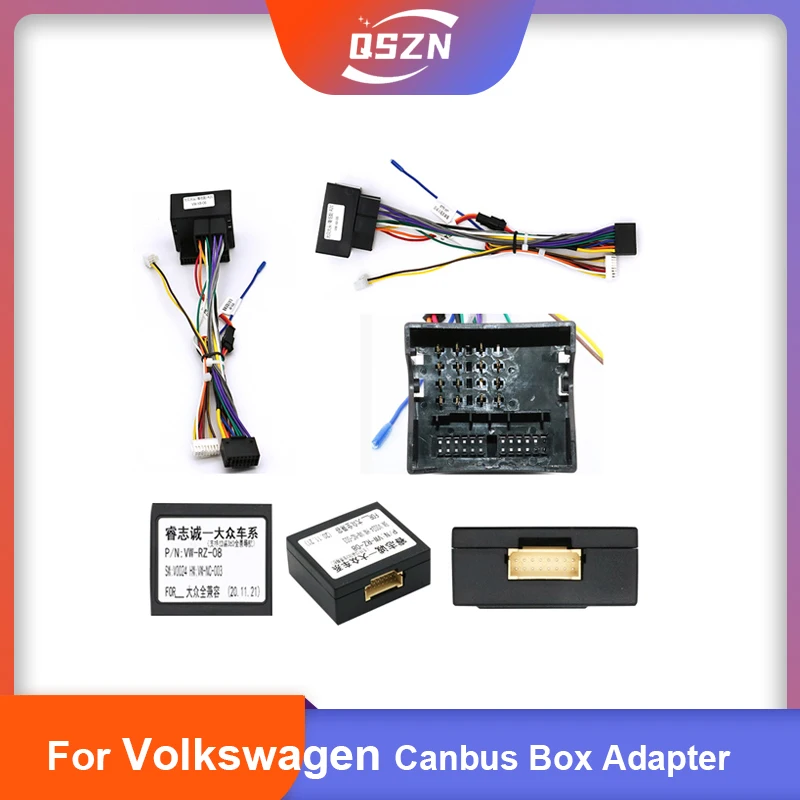 Raise VW-RZ-08 VW-RZ-58 Canbus Box For Android Volkswagen Skoda Seat Golf 5/6/Polo/Passat/jetta/Tiguan/Touran DVD Car Player