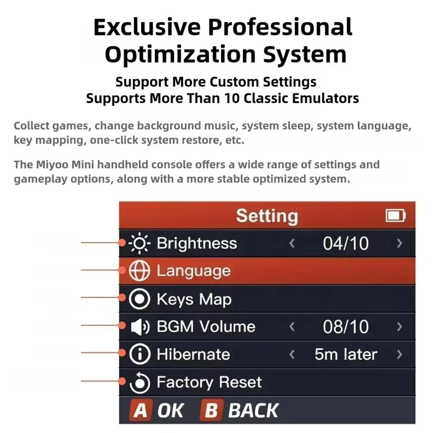 MIYOO MINI V4 PortableRetro Handheld Game Console 2.8Inch IPS Screen Video Game Consoles Linux System Classic Gaming Emulator
