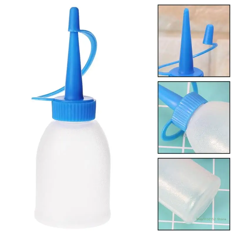 QX2E 30ml Industrial Gel Oil Ketchup Plastic Squeeze Bottle Jet Dispenser for