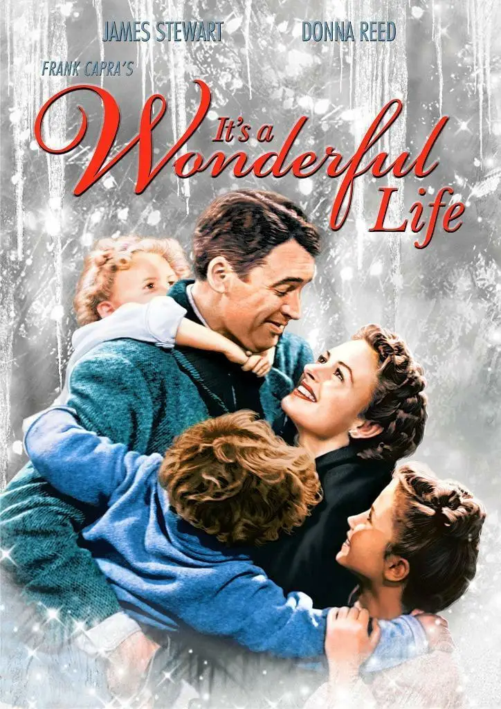 Its A Wonderful Life Movie Art print Silk poster Home Wall Decor