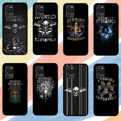 The Band Avenged Sevenfold Phone Case For Samsung Galaxy S24 S23 S22 S21 S20 FE Note 20 Ultra 5G Black Phone Case