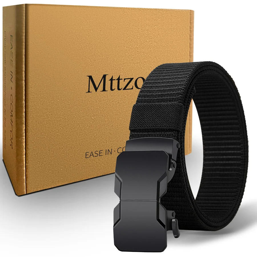 Men's tactical nylon belt, quick release alloy buckle, military enthusiast woven belt, adjustable breathable heavy-duty workwear