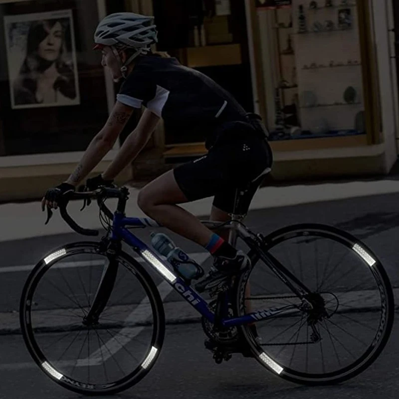 25mm x 10m/rolo fita de advertência reflexiva adesivo carro motocicleta luz de advertência filme adesivos tiras para bicicleta carro elétrico noite seguro