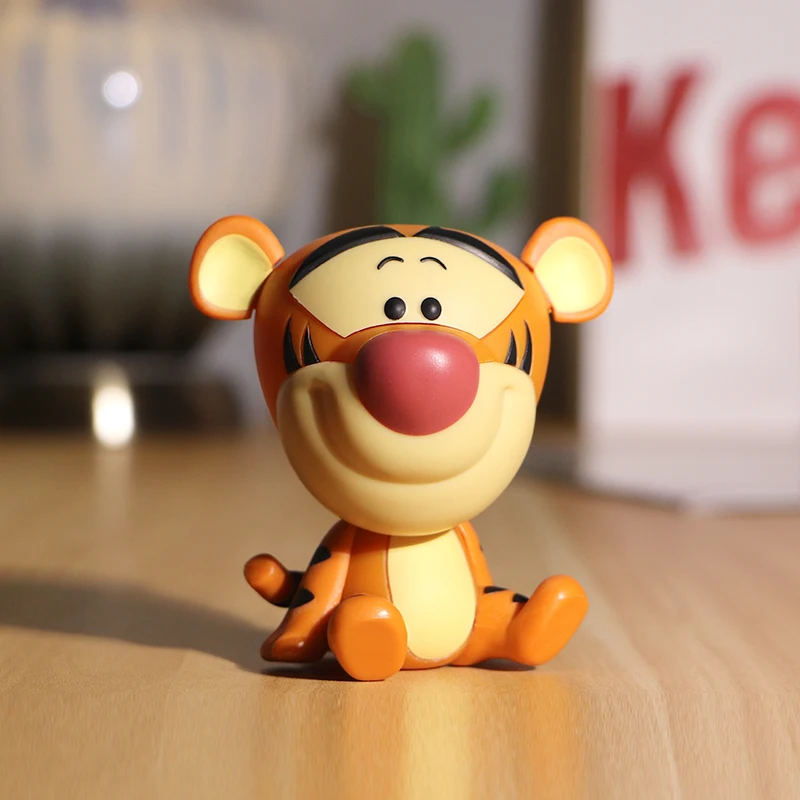 Winnie De Pooh Pick-Up Varken Tigger Gacha Figuur Model Pop Auto Ornament Speelgoed Taart Decoratie Geschenken