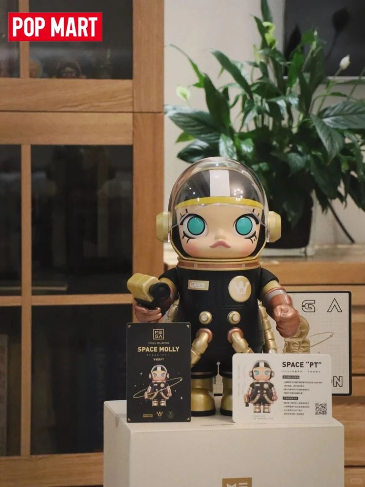 

Genuine POPMART MEGA SPACE MOLLY 400% "SPACE" Collection (A-Z) Perigord Truffle children's gift Cute figurine Large ornaments