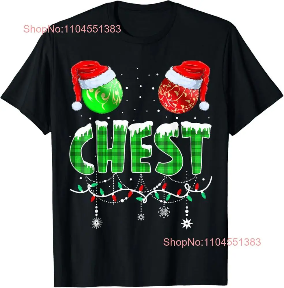 Chestnuts Matching Family Funny Chest Nuts Christmas Couples T-Shirt