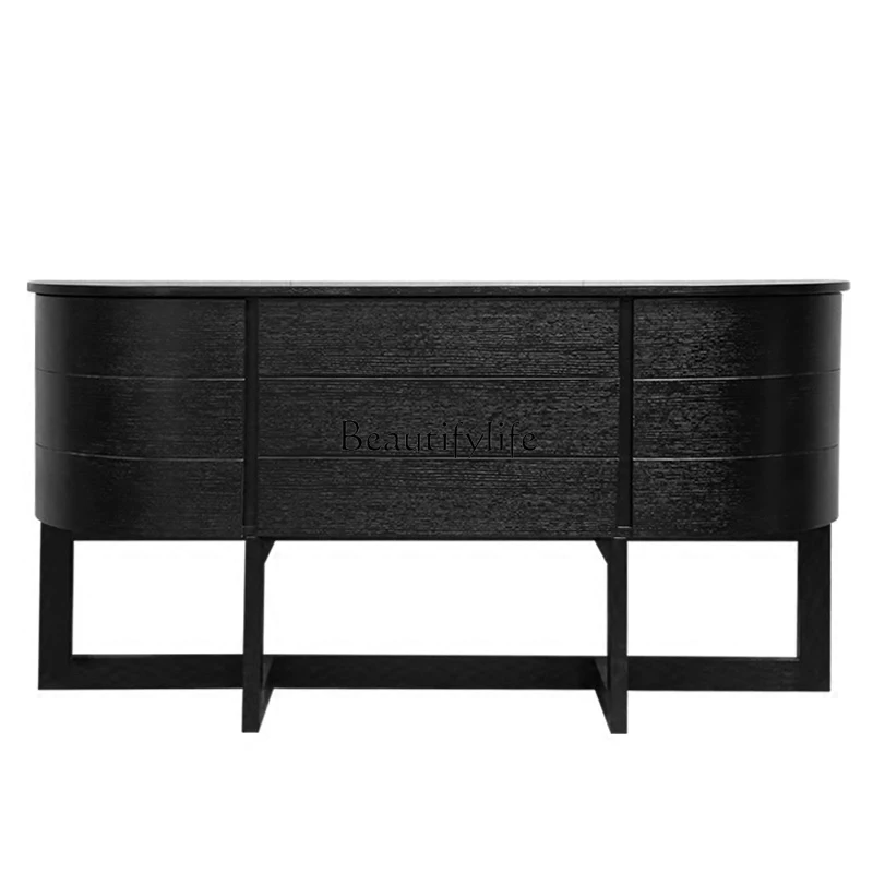 

Italian minimalist side cabinet Nordic minimalist foyer decoration storage tea cabinet fashion