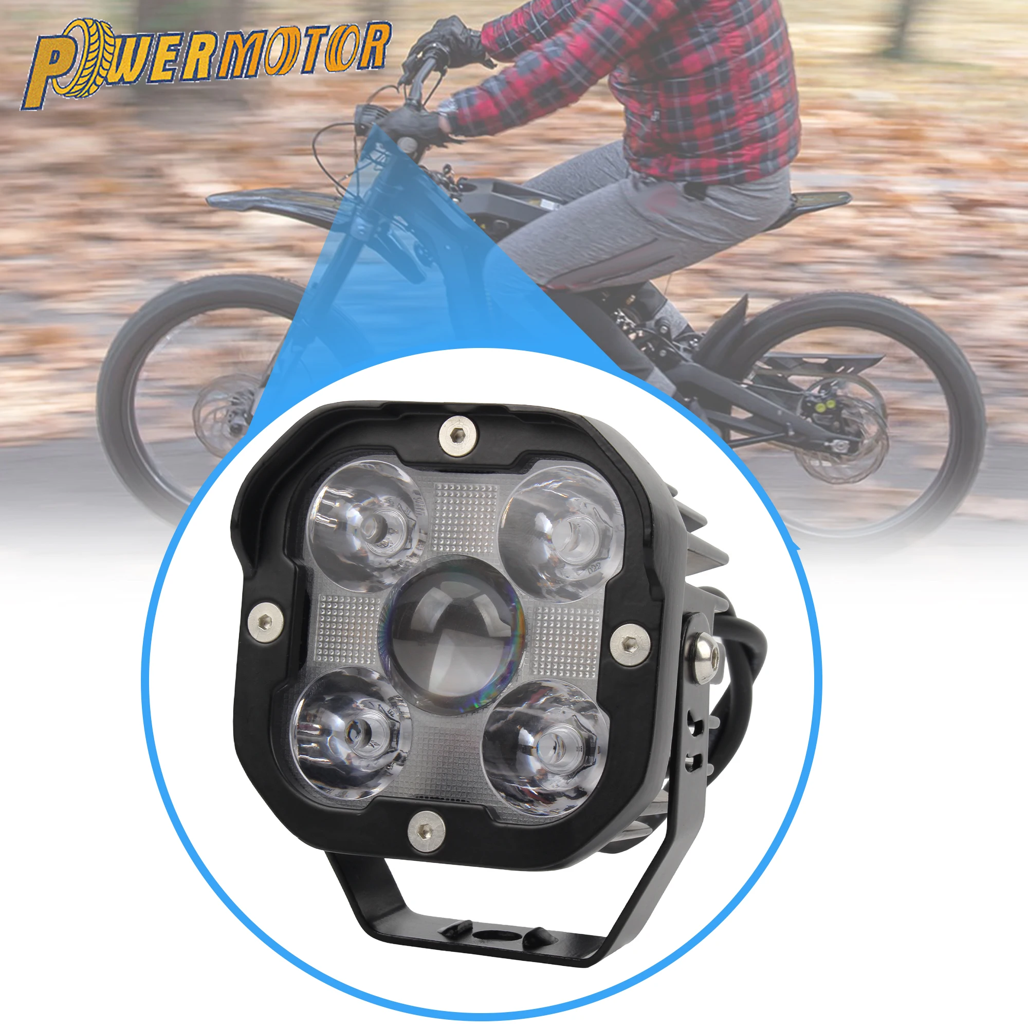 

Enduro Motocross Headlight LED Wick For Surron Sur-Ron Light Bee S X Headlamp Modified Ebike Electric Motorcycle Accessories